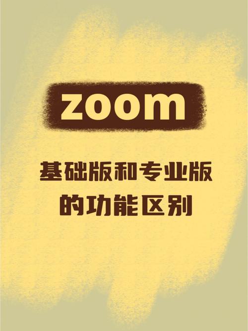 Zoom与人马性Zoom的区别：深入探讨两种Zoom的特点与应用