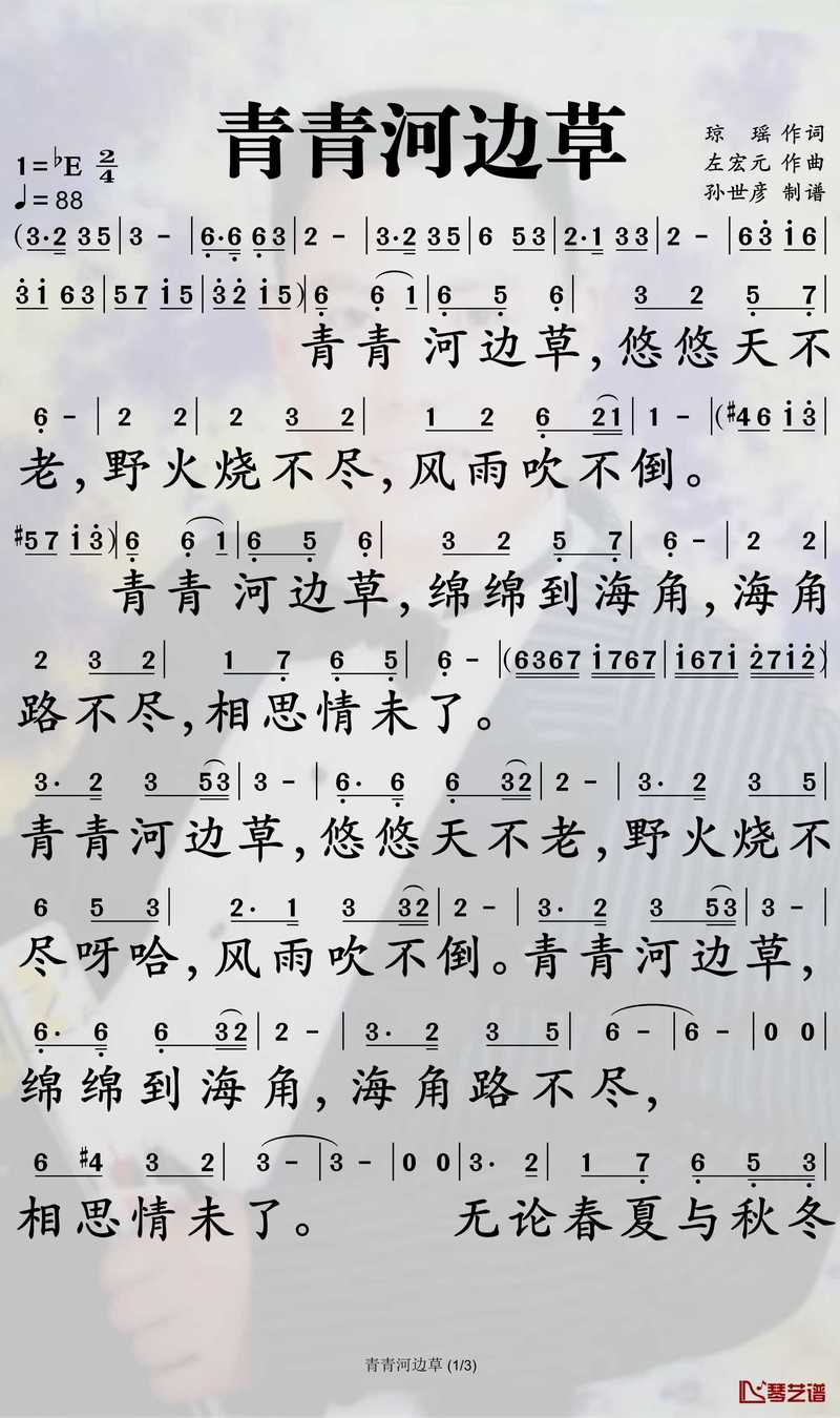 青青河边草中文字幕MV